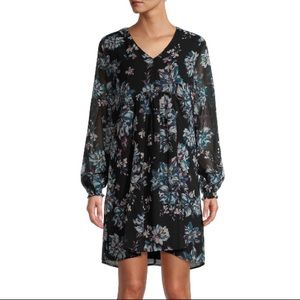 Time and Tru Women’s Long Sleeve Peasant Dress